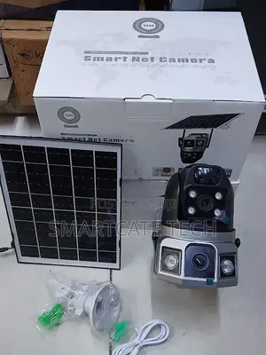 4G Dual Lens Solar Security CCTV Camera with 360° PTZ