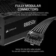Corsair RM850e 850W ATX 3.1 Gold Modular Power Supply - 4