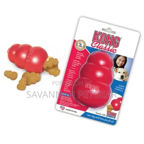 KONG Classic Dog Toy - Natural Rubber (Large 13-30kg) - 1