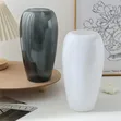 Kikapu Kikubwa cha Maua cha Plastiki - Nyeupe & Kijivu Giza - 2
