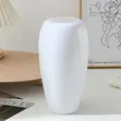 Kikapu Kikubwa cha Maua cha Plastiki - Nyeupe & Kijivu Giza - 3