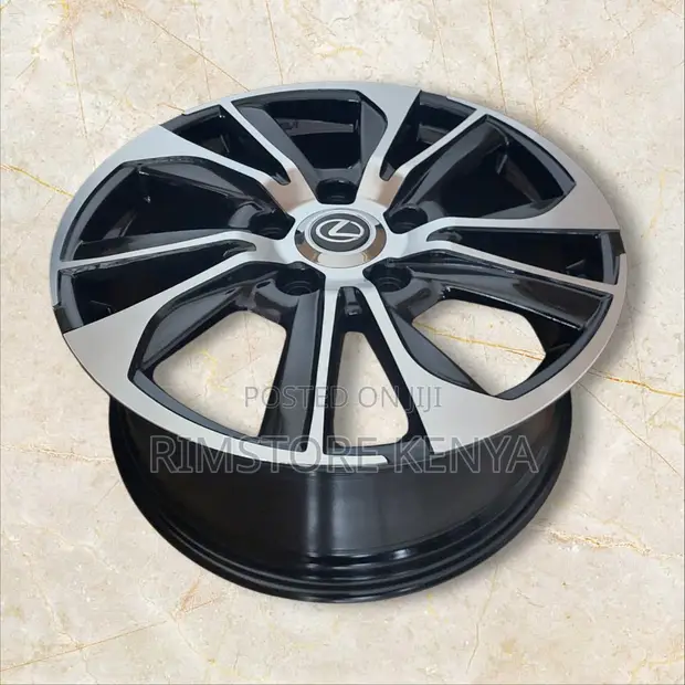 Lexus LX570 20" Rims - Black & Silver (Full Set) - 1