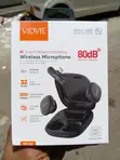 Vidvie MC02 Wireless Microphone (200m Range) - 2