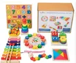 Wooden Montessori Toy Set (Brand New) - 3