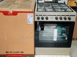 60cm x 60cm VON 3 Gas + 1 Electric Cooker