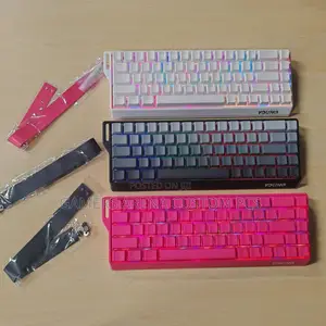 YOUNG 65% Tri-Modes RGB Hotswap Mechanical Gaming Keyboard