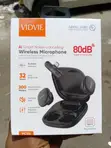 VIDVIE Dual Wireless Microphone with AI Noise Cancellation - 2