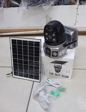 V380 Pro 4G Dual Lens Solar PTZ CCTV Security Camera