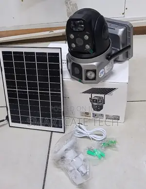 4G V380 Pro Dual Lens Solar PTZ Camera
