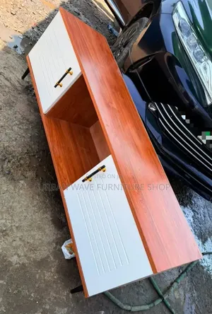 Brown & White TV Cabinet