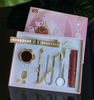 Luxury H9 Pro Smartwatch Gift Set for Women