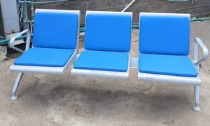 Blue Heavy Duty 3 Seater Sofa