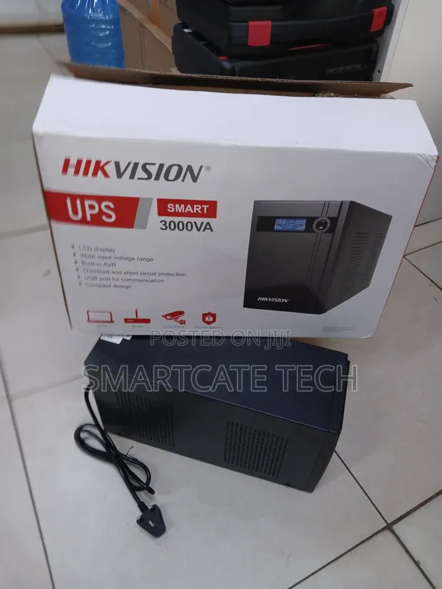Hikvision 3KVA Smart UPS - Nguvu ya Akiba ya 1800W - 1