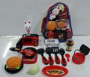 Kid's Pink Dream Kitchen Play Set with Doll