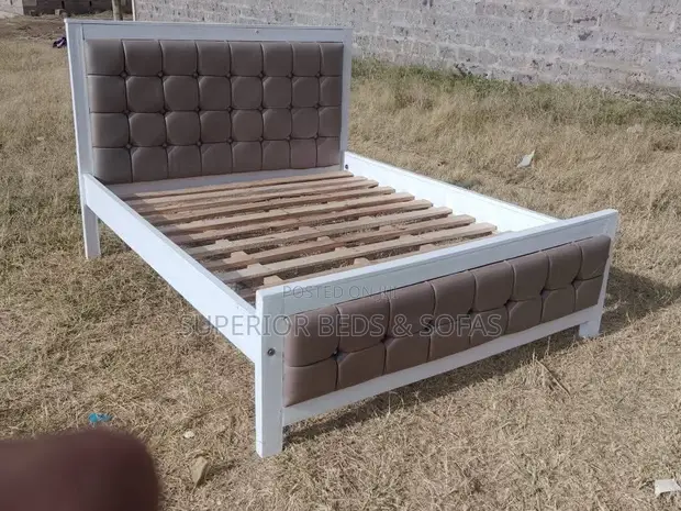 5x6 Chocolate Brown Mocket Bed - 1