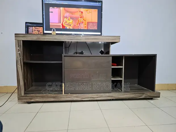 Used TV Cabinet - Brown - 1