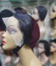 Human Hair Pixie Curly & Bob Wigs - 1