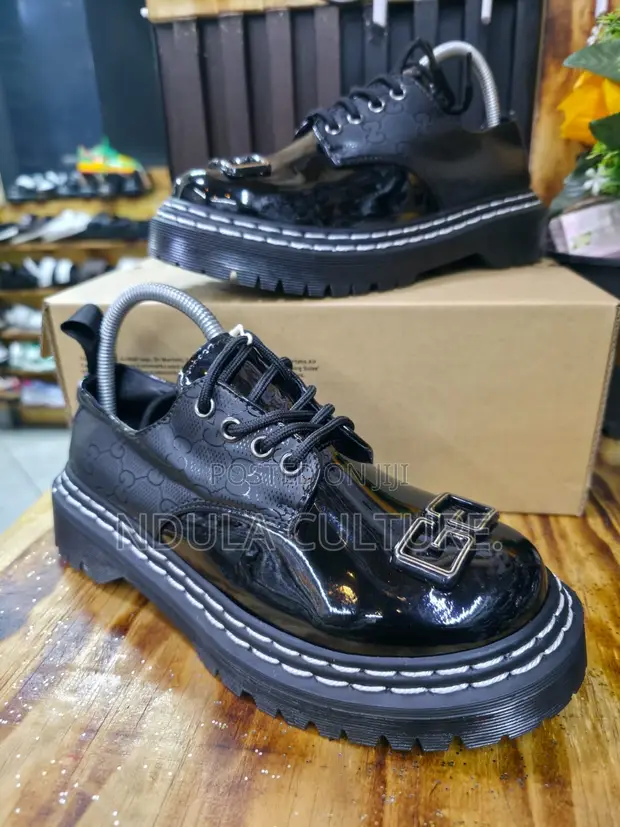 Dr Martens X Gucci Patent Leather Shoes - 1