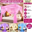 Box Style Mosquito Net for Bed (4x6, 5x6, 6x6) - 2