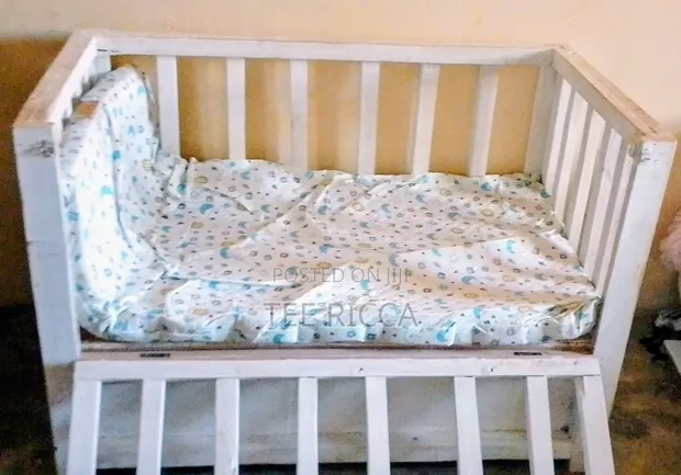 Baby Cot with New Mattress - 1