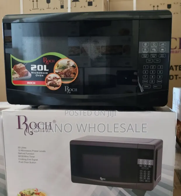 Roch Black Digital Microwave - Brand New - 1
