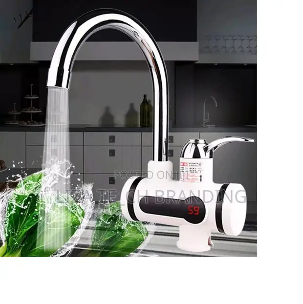 Digital Tankless Instant Water Heater Faucet (Hot/Cold) - 1
