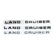 Land Cruiser 3D Letter Emblem Decals Pearl Sticker Badge - 1