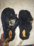 Full Love Viatu vya Sandal Manyoya - Saizi ya Wanawake 40 - 3