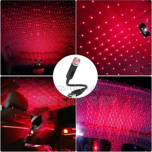 Romantic LED Car Roof Star Night Light USB Projector