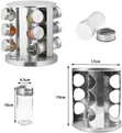 12-Jar Rotating Carousel Spice Rack - 4