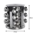 12-Jar Rotating Carousel Spice Rack - 5