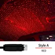 USB Powered Starry Sky Atmosphere Lamp (Red/Blue) - 2