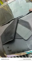 5pc Woolen Geometric Diamond Pattern Floor Mats - 1