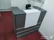 Modern Reception Desk - Black & White - 1
