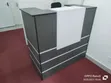 Modern Reception Desk - Black & White - 3