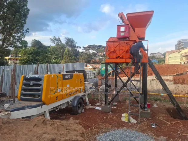 JS500 Commercial Electric Batching Plant - 1