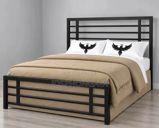 4x6 Single Metallic Bed Frame - 1