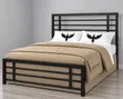 4x6 Single Metallic Bed Frame - 1