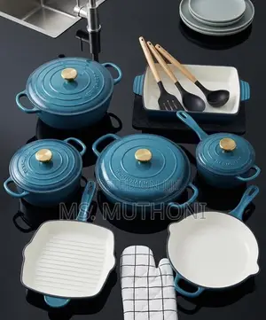 Castella 11-Piece Enameled Cast Iron Cookware Set
