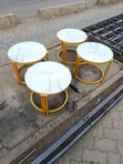 Brand New Gold Stool - 1