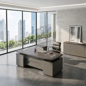 Executive L-Shaped Desk - Brand New