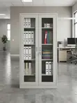 Brand New Full Glass Office Cabinet - 2