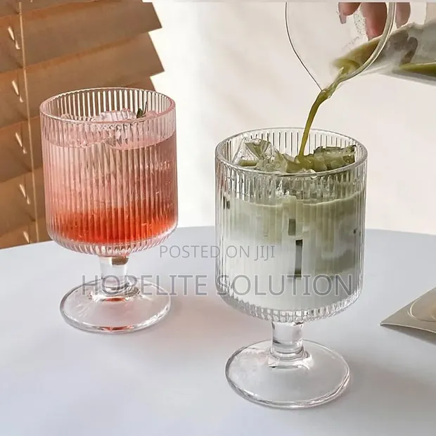 Multifunctional 180ml Glass Cups - 6 Piece Set - 1
