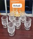 Multifunctional 180ml Glass Cups - 6 Piece Set - 2