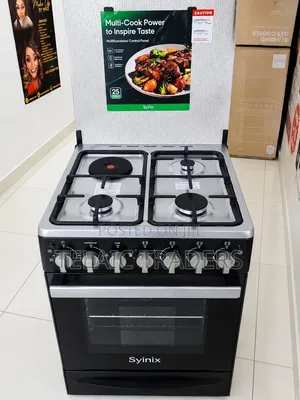 Syinix Q60GC3 60x60 Standing Cooker 3+1