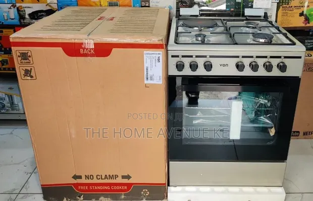 Von 60x60cm Cooker: 3 Gas + 1 Electric Rapid Plate - 1