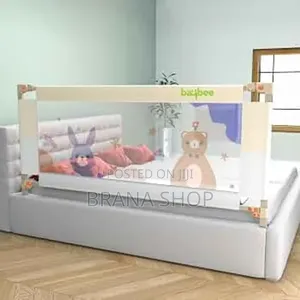 Adjustable Toddler Bed Rail Guard - White