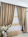 3pcs Quality Curtains with Rings - Ready to Install - 1