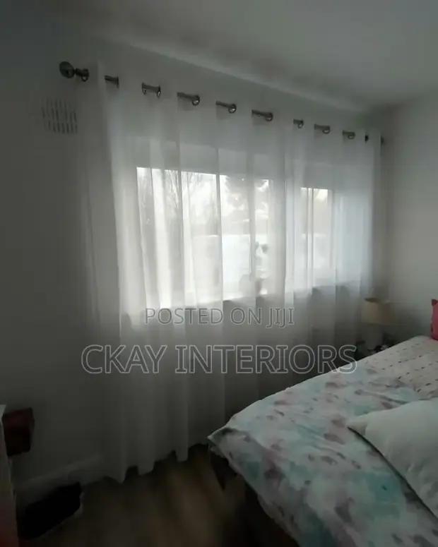 Transparent Sheer Curtains - Brand New - 1
