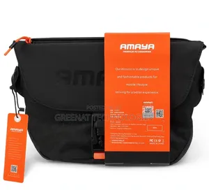 Amaya Messenger Shoulder Bag ya Laptop, Polyester Isiyo na Maji